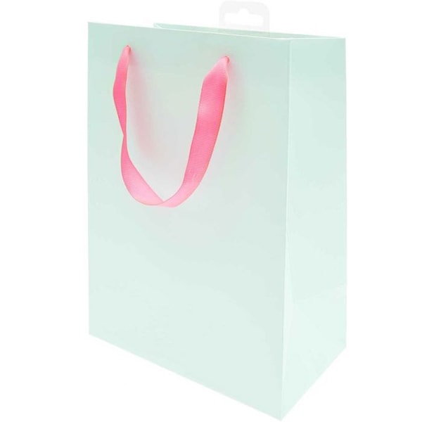 Mint gavepose 26 x 32 cm Grön