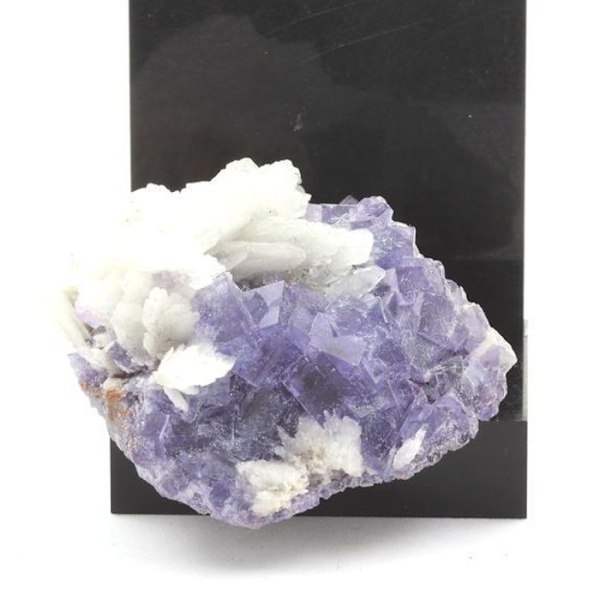 Sten og mineraler. Fluorit + Baryt. 257,35 øre. Saint-Péray, Ardèche, Frankrig.