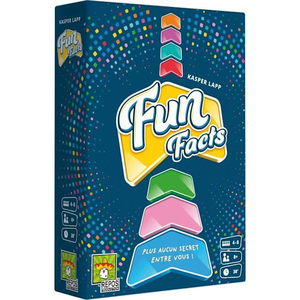 Fun Facts brætspil - Asmodee - Blandet - Fra 3 år - Blå - Flerfarvet Flerfärgad