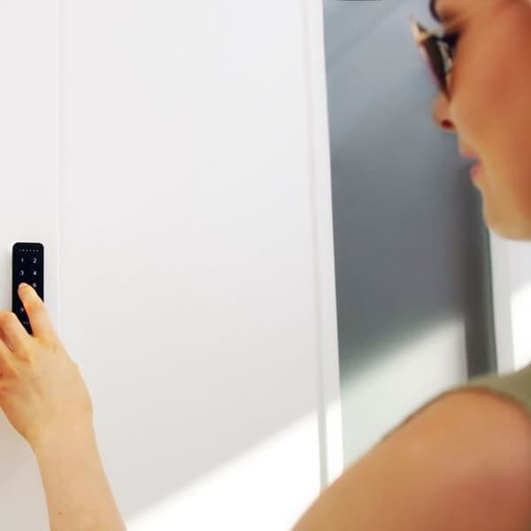 NUKI NÄPPÄIMISTÖ - Bluetooth Digicode - Yhdistetty lukko - Musta - Pinta-asennus - Uusi Svart