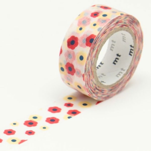 Masking Tape MT Børn multicolor blomster Flerfärgad