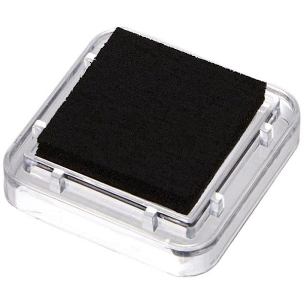 Tampon encreur til dekoration Aladine - 19546 - Encreur Izink Quick Dry, Sort, 5 x 5 cm