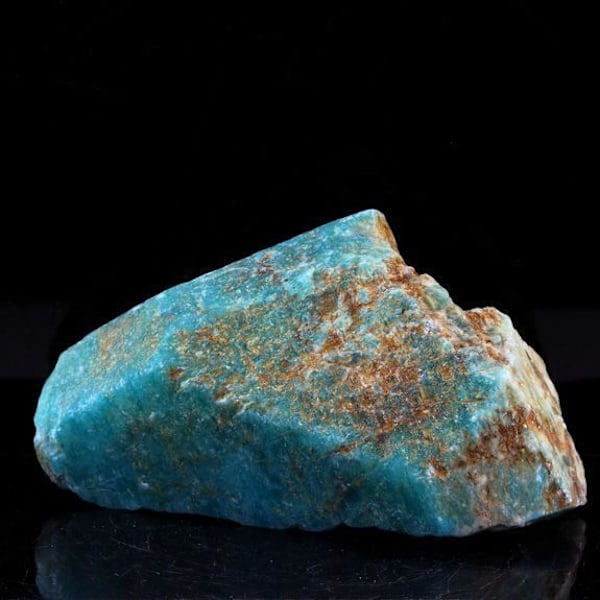 Pierre - ABIJOUX - Amazonit - 313.5 ct - Konso - Certifikat av äkthet