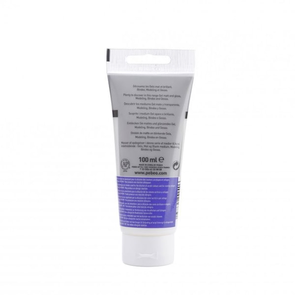 Akrylbinder - Pébéo - Bindex - 100 ml - Blank - Gennemskinnelig Genomskinlig