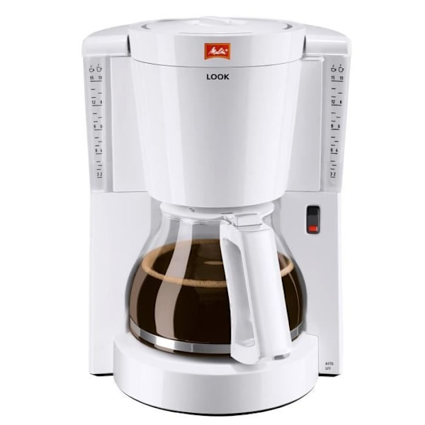 MELITTA LOOK IV 1011-01 kaffemaskine - 15 kopper - Filter - Hvid