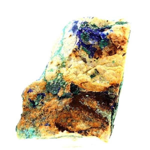Kivet ja mineraalit. Azuriitti + malakiitti. 1990,0 ct. Cap Garonne, Var, Ranska.