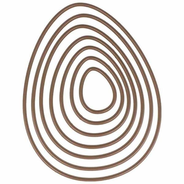 Skæreformesæt - Æg - 3,2 til 12,3 cm