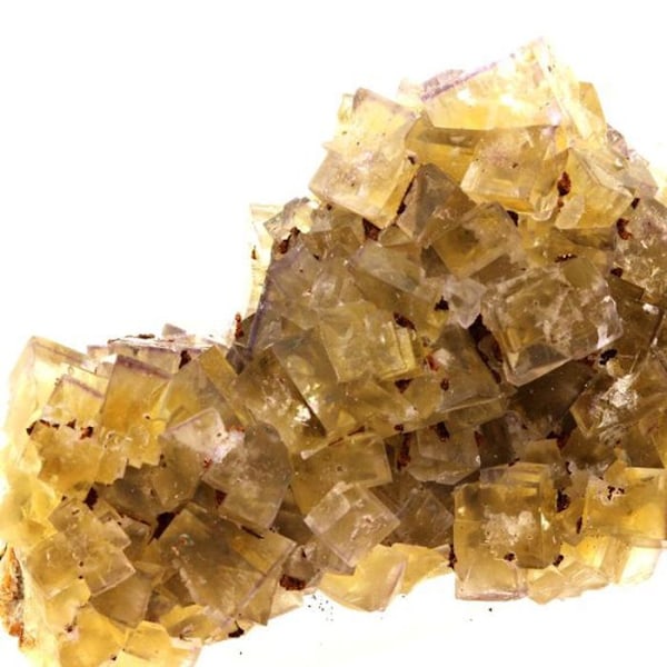 Stenar och mineraler. Flusspat. 391,0 ct. Valzergues, Aveyron, Occitanie, Frankrike..