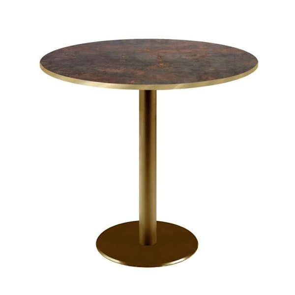 Pyöreä pöytä Ø 70 cm Rome bistro rust kastanj