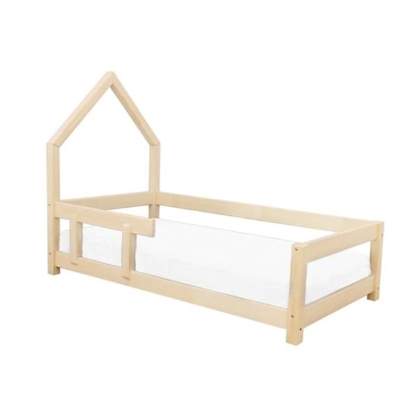 Lit cabane enfant POPPI 140 x 200 grå klar 2 Grå