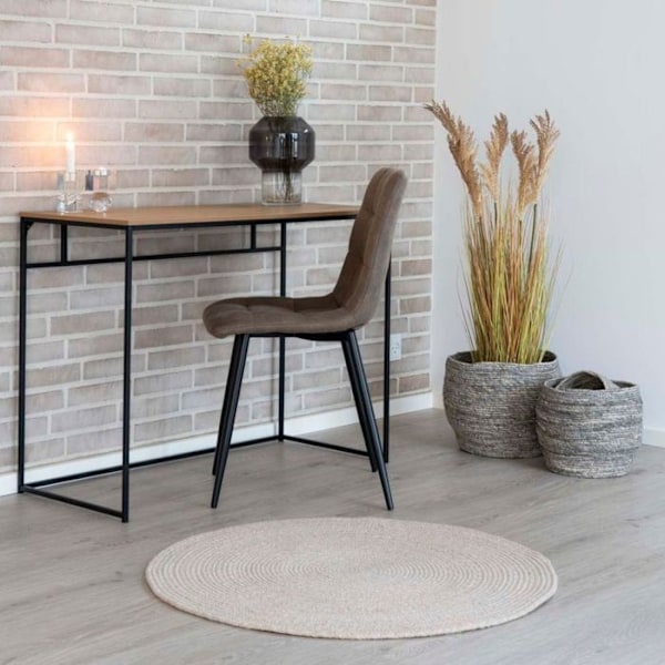 Broom-matto, Ø120 cm, naturaali jute.