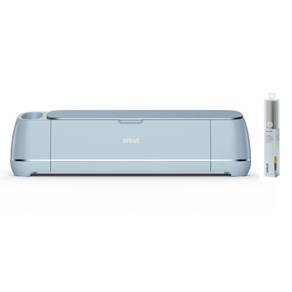 Cricut Maker 3 + 3 Iron-On Flex stansmaskin svart, guld, silverglitter 12" x 12" Blå