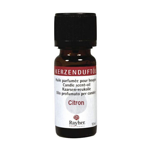 Duftolie til stearinlys 10 ml - citron