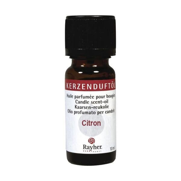 Parfyymiöljy kynttilöille 10 ml - sitruuna