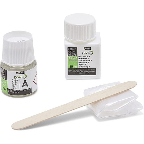 Biokristallihartsisarja - Ei eritelty - 45 ml - Läpinäkyvä - Biokomponentit - Kestävä Transparent