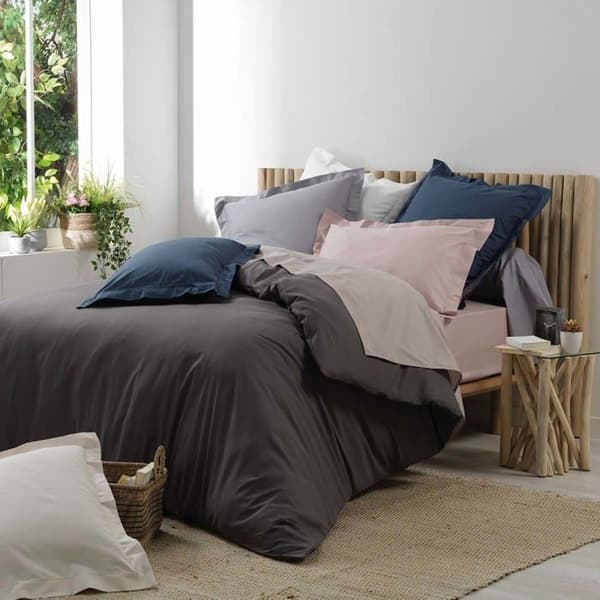 Kuddfodral - REA TEXTIL - LIA - Bomull - 70 x 50 cm - Blå Blå