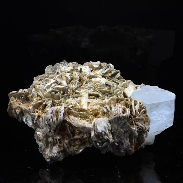 Stenar och Mineraler - ABIJOUX - Akvamarin - Blå - Unisex - Äkthetscertifikat