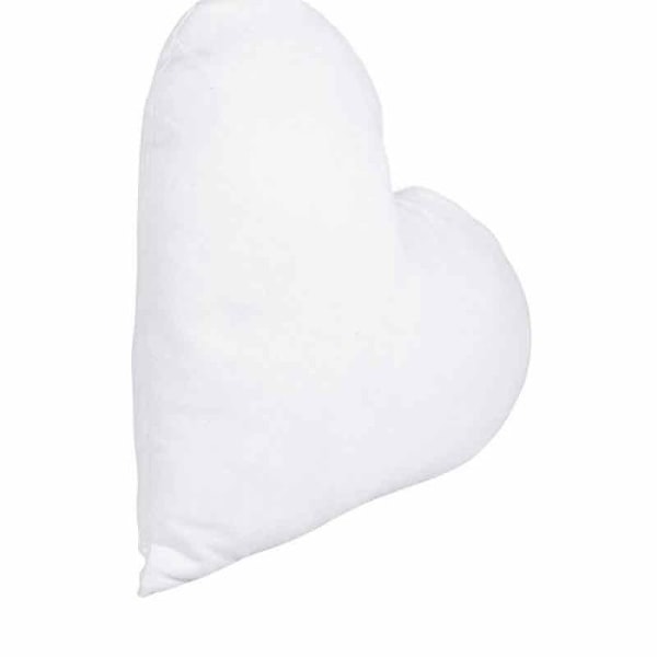 Pudelemballage - Rayher - Hjerte - 30 cm - Hvid - Syntetisk Vit