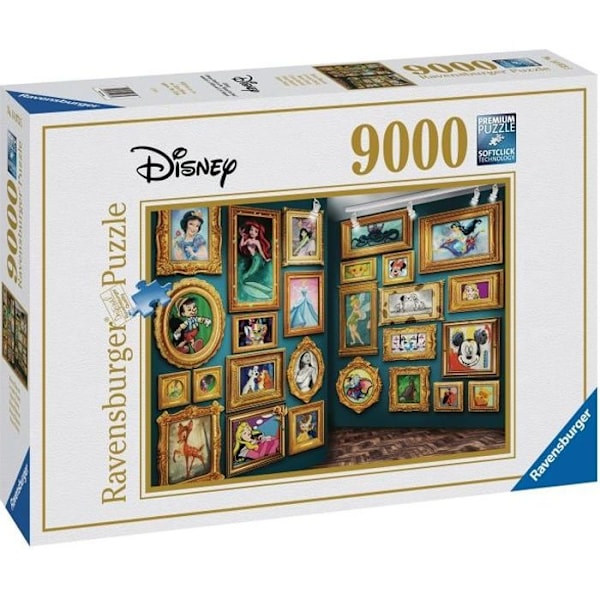 9000 palan palapeli Disney-museo - Ravensburger - Aikuisten palapeli - 14-vuotiaasta alkaen Flerfärgad