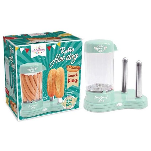 Maskine Hot-dog röd och vit