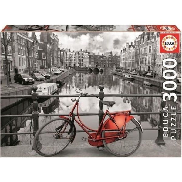 Amsterdam Pussel 3000 bitar - EDUCA - Landskap och natur - Blandat
