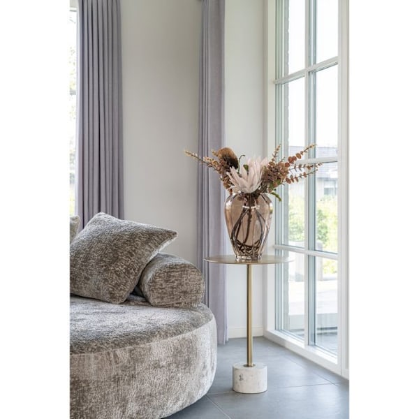 Glasvase - House Nordic - Ø22x29 cm - Brun - Skandinavisk stil - Dekorative genstande kastanj