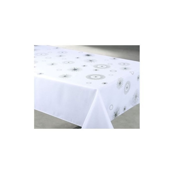 Joululiina - Alennus - Tähtikuvio - Pestävä - Vedenpitävä - 150x300 cm Vit