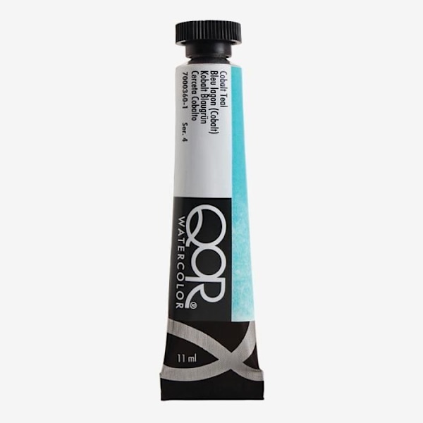 Akryylimaali - Golden - QoR - 11ml - Koboltin turkoosi - Intensiivinen väri