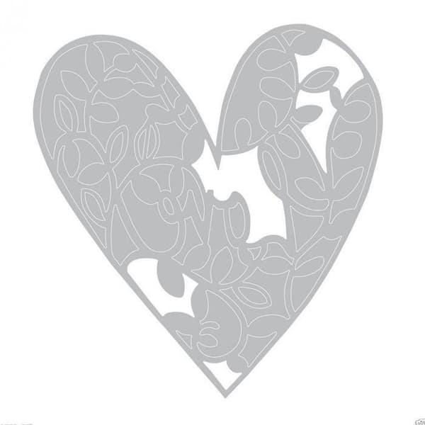 Matrice skæring og embossing - Sizzix - Thinlits Natural Love - Multifarvet - Voksen - Blandet