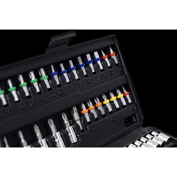 Nøgle- og fattersæt CONNEX - 52 dele - Krom-vanadium