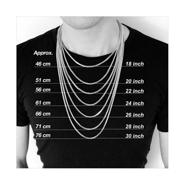Collier - A Bijoux - Hæmatit 8 mm - Rustfrit stål - Justerbar længde - Unisex Svart