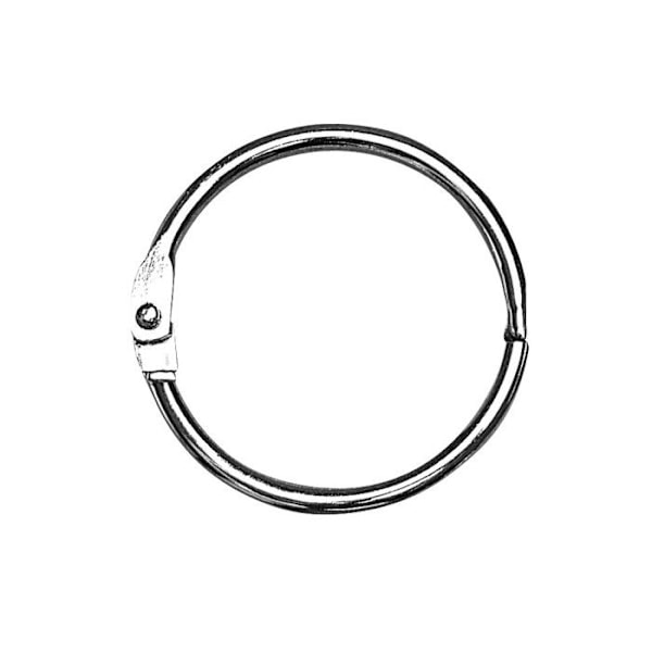 Öppningsbar metallring Ø 31 mm Silver Metall