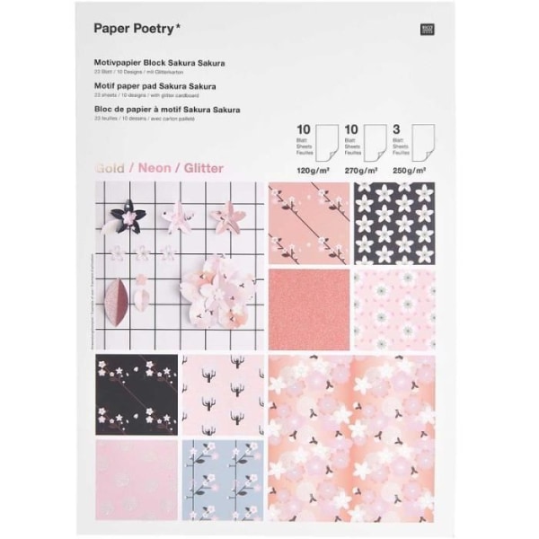 Sakura Pattern Creative Paper Pad