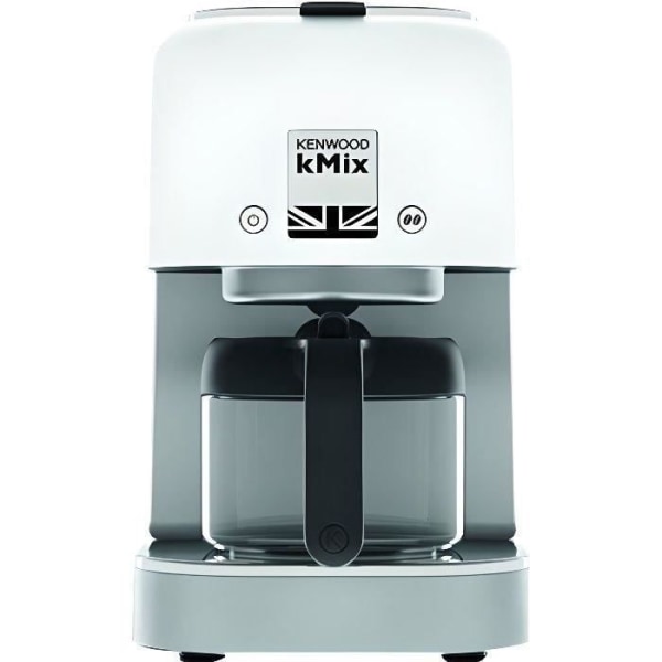 kMix filterkaffebryggare - KENWOOD - COX750WH - 1200 W - Vit - 8 koppar - Aromaväljare