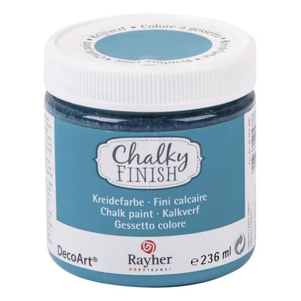 Krita chalky för porösa material 236 ml Laggonblå