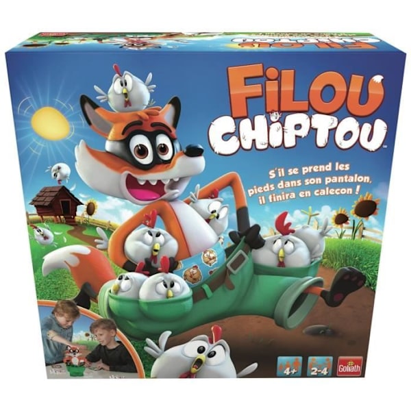 Goliath - Filou Chiptou - Børnespil Flerfärgad
