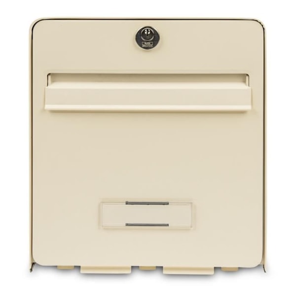 BURG WACHTER suosikkipostilaatikko galvanoidusta teräksestä - 1 ovi - beige Beige