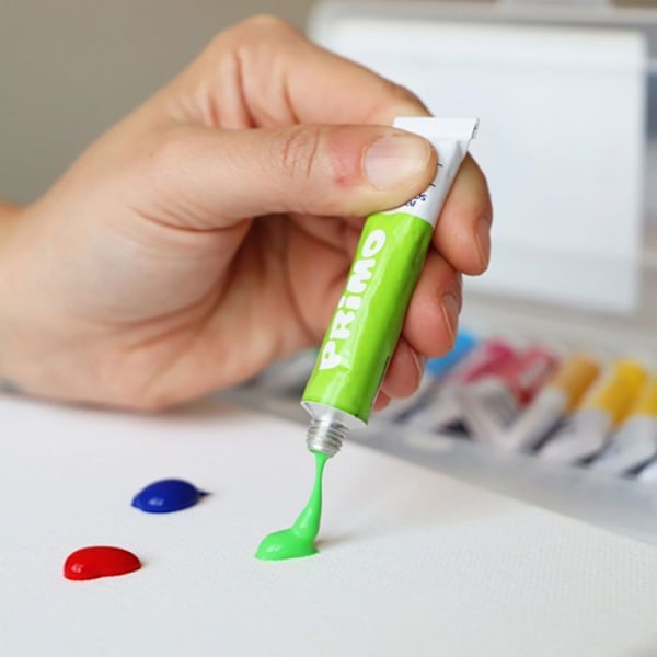 12 tuber gouachefärg 7,5 ml Flerfärgad