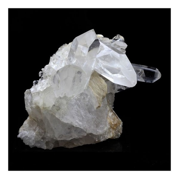 Stenar och mineraler. Kvarts + baryt. 394,0 ct. Les Deux Alpes, Oisans, Frankrike.