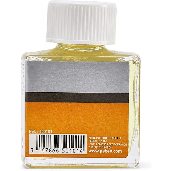 Malingsmiddel til olie - PEBEO - Raffineret transparent lin - 75 ml - Transparent - Avanceret Transparent