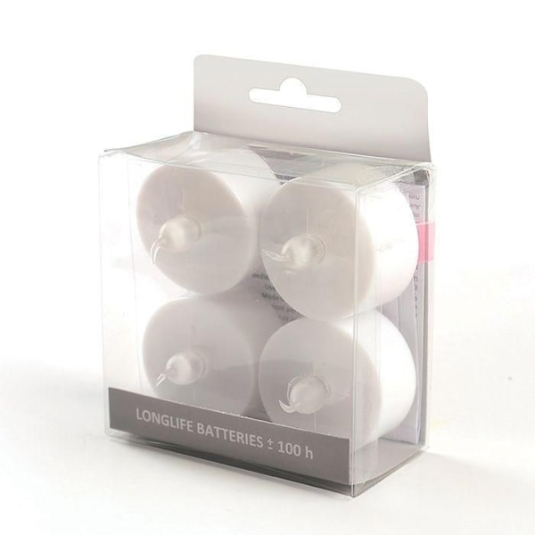 4 langtidsholdbare LED-lys - 100 timer