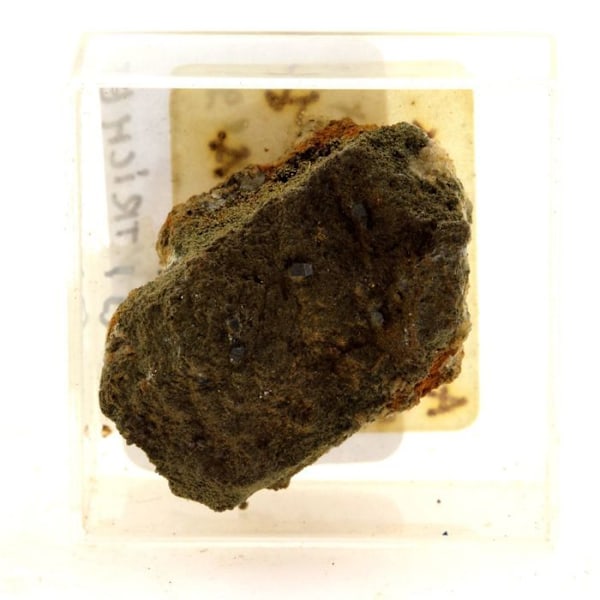 Sten og mineraler. Anatase + Klorit. 32,98 øre. Erfurt way, Rauris, Østrig. Flerfärgad