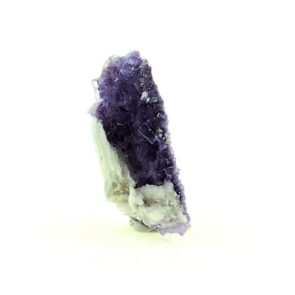Kivet ja mineraalit. Fluoriitti + bariitti. 56,40 ct. Saint-Péray, Ardèche, Ranska.