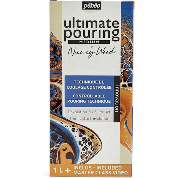 Æske - Ultimate Pouring Medium - Pébéo x Nancy Wood - 1 L Flerfärgad
