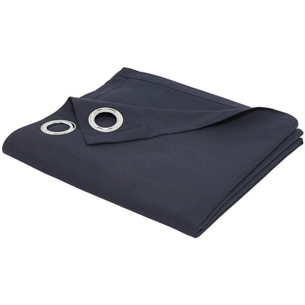 I DAG eyelet gardin - 140x240cm - 100% bomuld - Navy