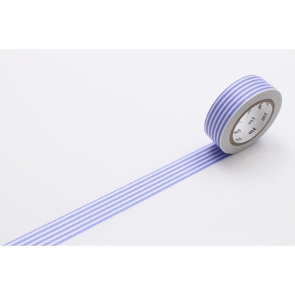 Maskingtape - MT - Motif lin blå - 15 mm x 10 m - Voksen - Universal blåklint