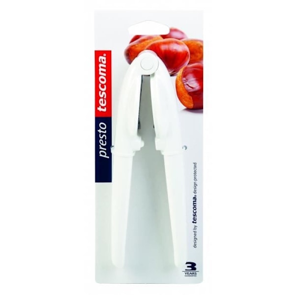 Kastanjegrill - AC-DÉCO - L 17 x B 5 x H 4 cm - Rustfrit stål - Holdbart plastik - Hvid hvid