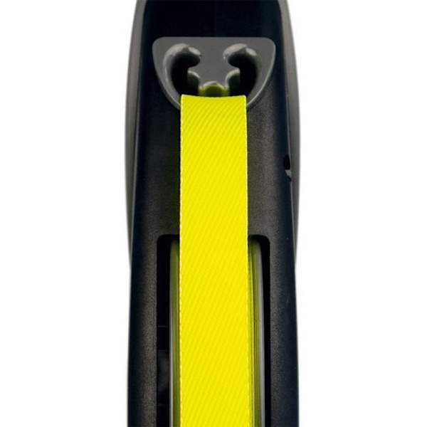 Flexi Neon Giant Snorung - FLEXI - GT3-210-S-NEO-12 - Sort og gul - Til hunde op til 50 kg svart och gult