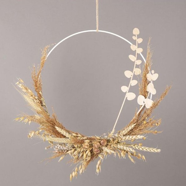 Eukalyptusstam av trä 30 cm beige