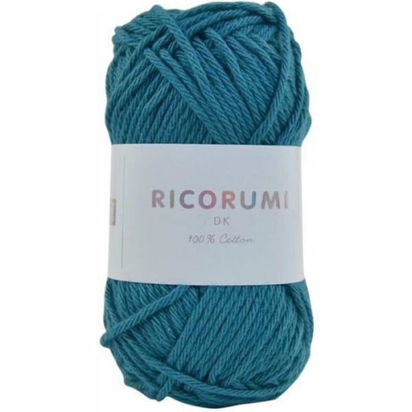 RICORUMI bomull för Amigurumi, miniboll 25g - 40 Bensinblå